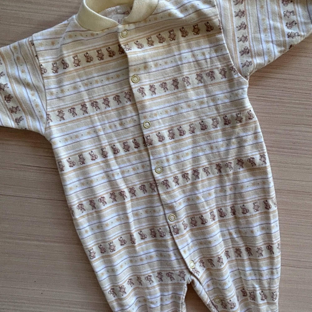 Vintage yellow teddy snugabye sleeper